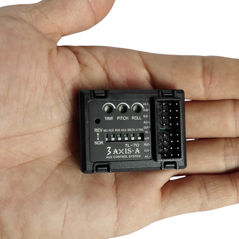 Drone Gimbal Controller - ตัวควบคุมการบินไจโร 3 แกน TL70 ตัวปรับสมดุลอัตโนมัติสำหรับเครื่องบินบังคับวิทยุแบบปีกตรึง ปีกเดลต้า