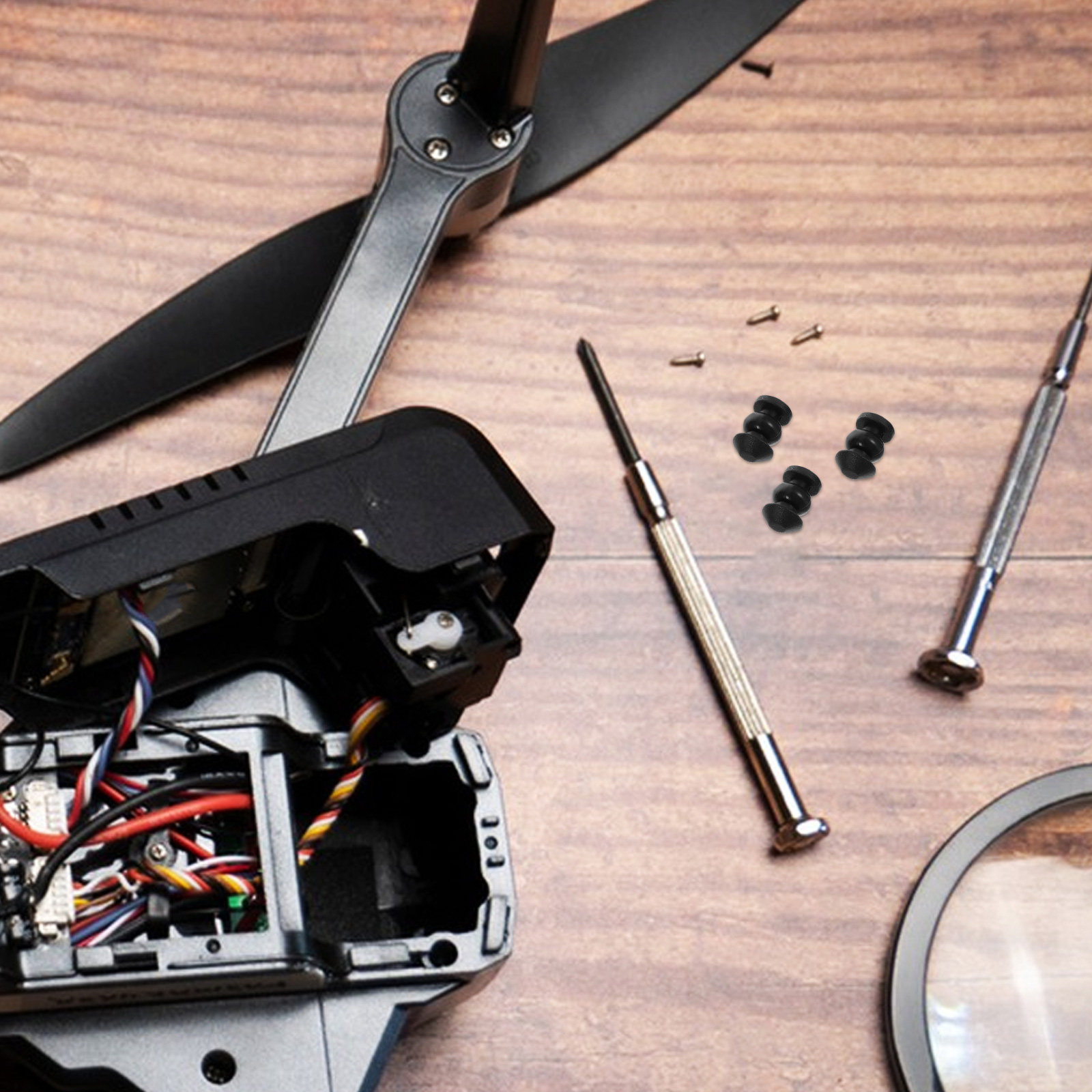 10 ชิ้น ตัวกันกระแทกสำหรับโดรน - Drone Gimbal Dampener บทวิจารณ์และราคา