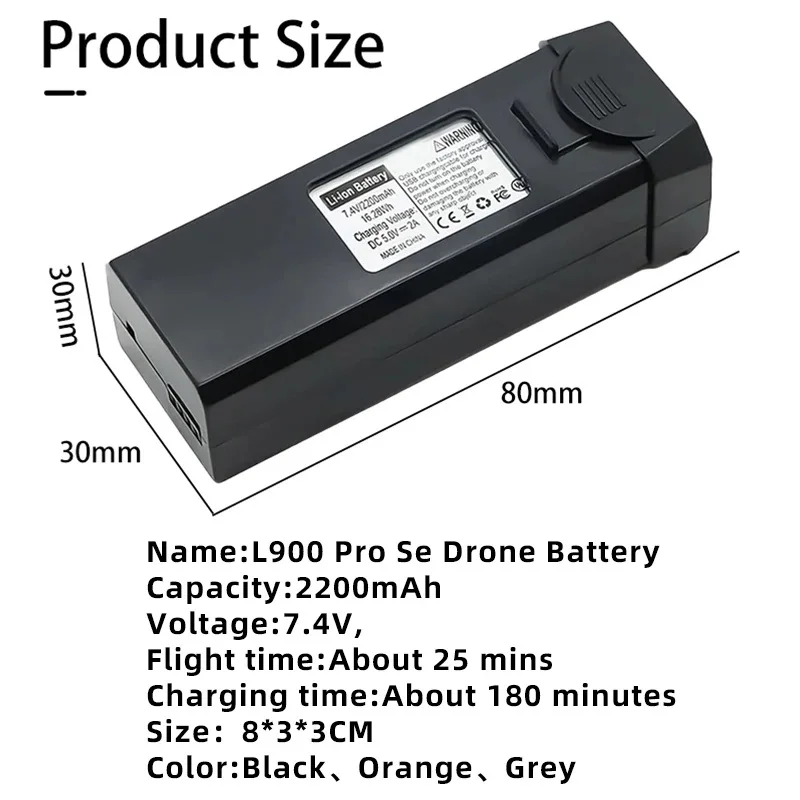 แบตเตอรี่ L900 Pro SE MAX โดรน - Drone Gimbal 2 Axis บทวิจารณ์และราคา