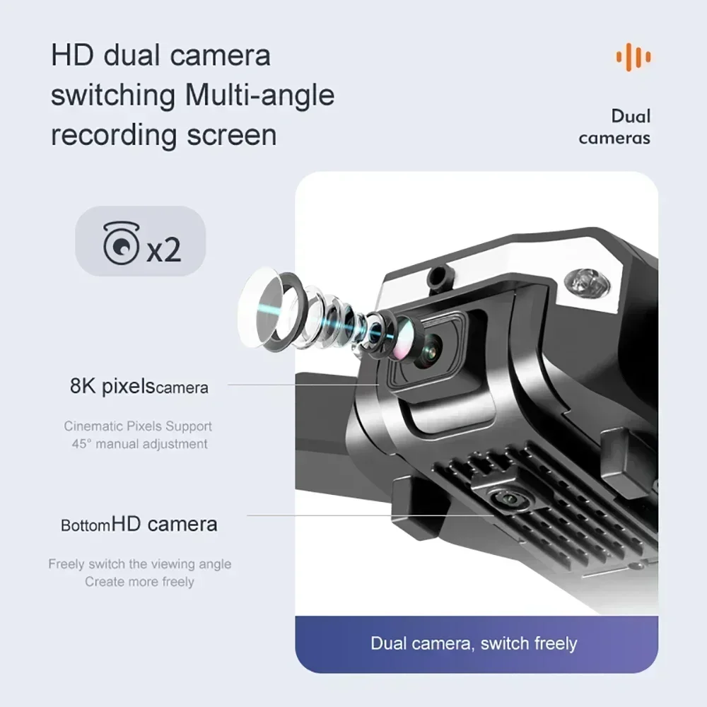โดรน G6 Pro 8K กล้องคู่, 5G GP - Drone Gimbal Brushless บทวิจารณ์และราคา