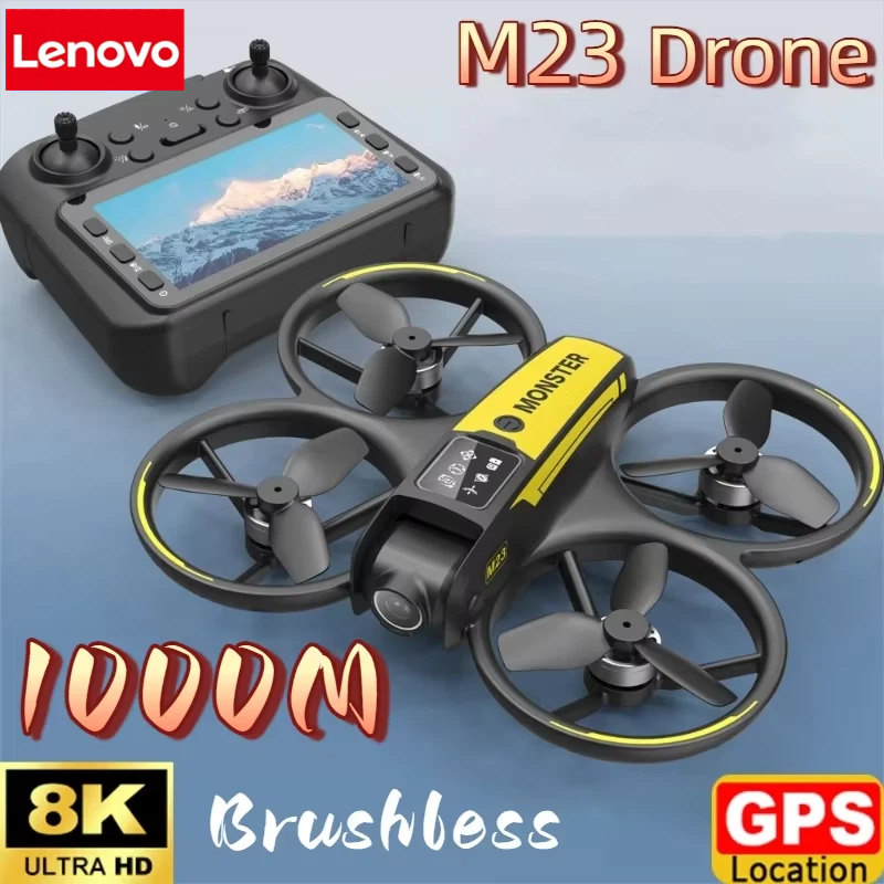 โดรน Lenovo M23 HD 8K กล้องคู่ - Drone Gimbal Brushless บทวิจารณ์และราคา