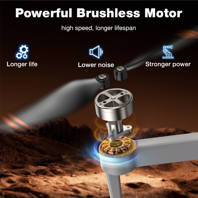 โดรนรุ่นใหม่ L017 Pro Brushles - Drone Gimbal 3 Axis บทวิจารณ์และราคา