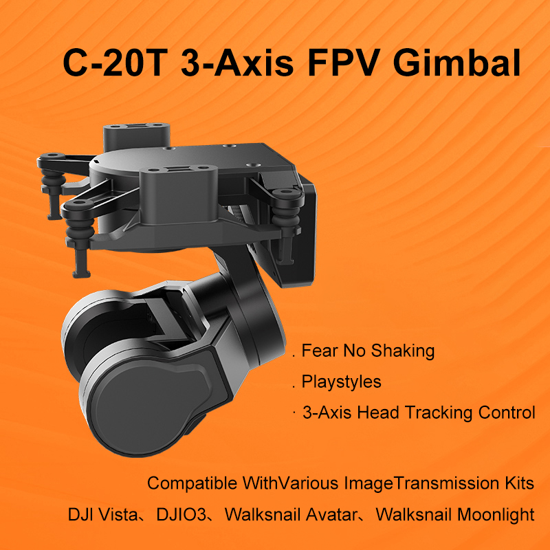 กิมบอล 3 แกนสำหรับโดรนแข่ง FPV - Drone Gimbal 3 Axis บทวิจารณ์และราคา